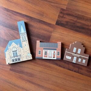 The Cats Meow Wooden Buildings Lot Sugarcreek Ohio Church Toll House Budget
